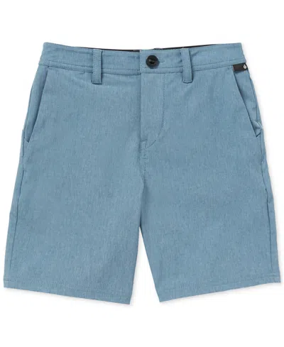 Shop Volcom Big Boys Frickin Cross Shred Static Chino Shorts In Stone Blue