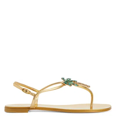 Shop Giuseppe Zanotti Venice Beach In Gold