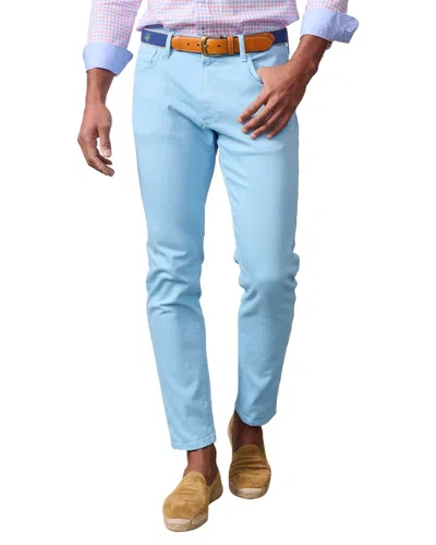 Shop J.mclaughlin J. Mclaughlin Solid Haskell Jeans Pant In Blue