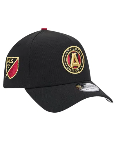 Shop New Era Men's  Black Atlanta United Fc 2024 Kick Off Collection 9forty A-frame Adjustable Hat