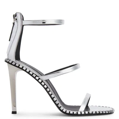 Shop Giuseppe Zanotti Harmony Flare In Silver