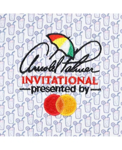 Shop Puma Men's  White Arnold Palmer Invitational Iced Tea Mattr Polo Shirt