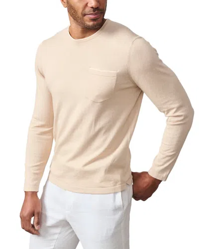 Shop J.mclaughlin J. Mclaughlin Solid Harney Cashmere-blend Sweater In White