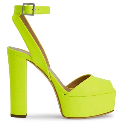 Shop Giuseppe Zanotti Betty In Yellow