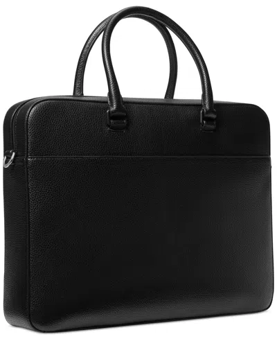 Shop Michael Kors Men's Explorer Mk Briefcase In Black
