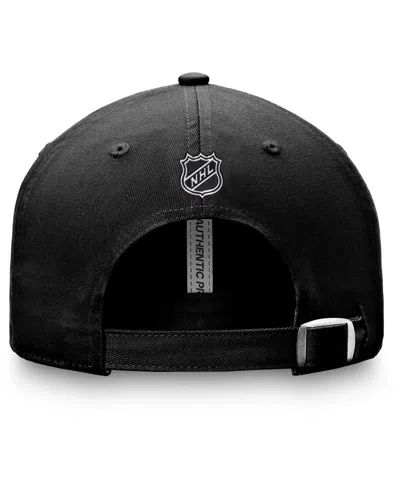 Fanatics Branded Black Vegas Golden Knights Authentic Pro Rink Adjustable Hat In Black