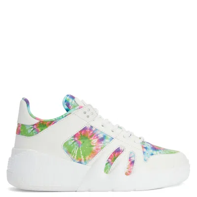 Giuseppe Zanotti Talon Tie-dye Panelled Sneakers In White