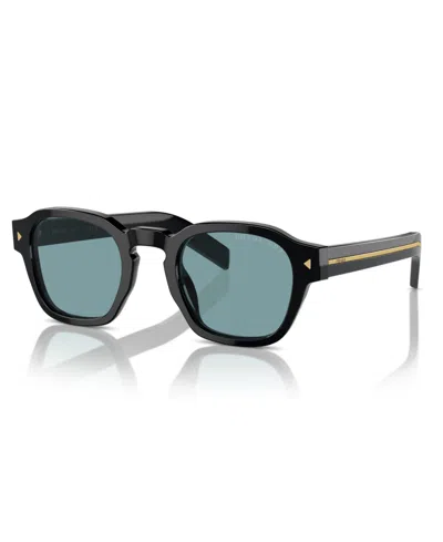 Shop Prada Men's Polarized Sunglasses, Pr A16sf In Black