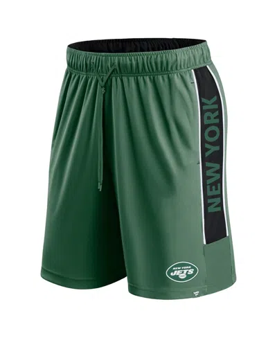 Shop Fanatics Men's  Green New York Jets Win The Match Shorts