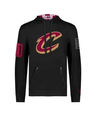Shop Fisll Men's And Women's  X Black History Collection Black Cleveland Cavaliers Pullover Hoodie