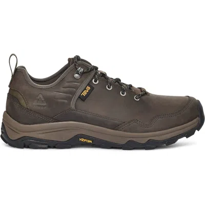 Shop Teva Men's Riva Rp Hiking Shoes In Dark Brown/ Olive In Multi