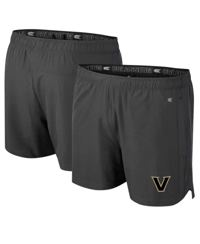 Shop Colosseum Men's  Charcoal Vanderbilt Commodores Langmore Shorts