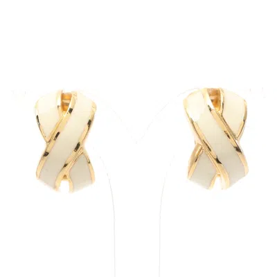 Shop Dior Earrings Gp Gold Off