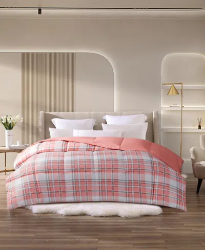Royal Luxe Reversible Down Alternative Comforter, Full/queen, Exclusively At Macy's In Pink
