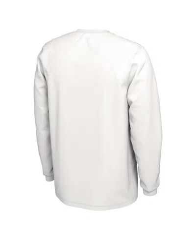Shop Nike Men's And Women's  White Georgia Bulldogs 2024 On-court Bench Energy Long Sleeve T-shirt