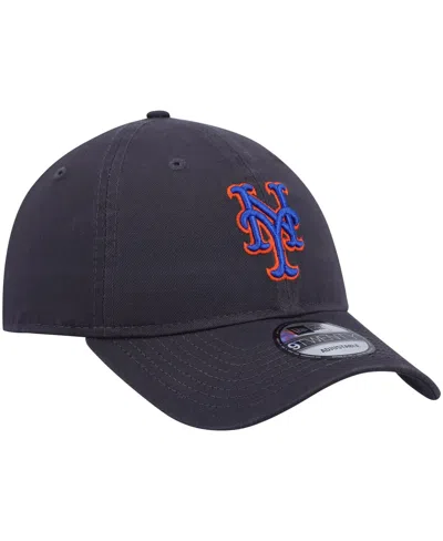Shop New Era Men's  Graphite New York Mets Fashion Core Classic 9twenty Adjustable Hat