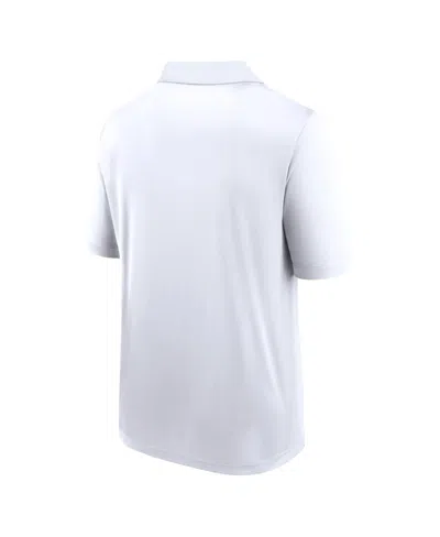 Fanatics Branded White Los Angeles Rams Victory For Us Interlock Polo In White
