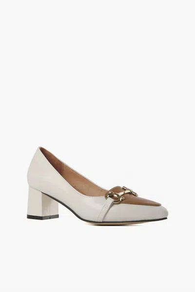 All Black Pt Links Pump Heels In White In White
