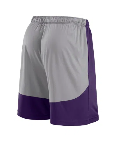 Shop Fanatics Men's  Purple Baltimore Ravens Big And Tall Team Logo Shorts