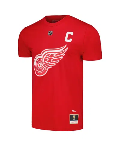 Shop Mitchell & Ness Men's  Steve Yzerman Red Detroit Red Wings Captain Patch Name And Number T-shirt