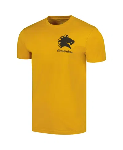 Shop Contenders Clothing Men's  Gold Rocky Stallion Entrance T-shirt