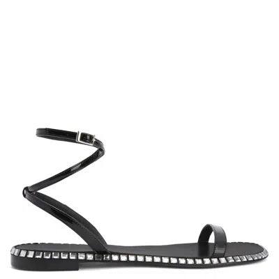 Giuseppe Zanotti Bellatriks Flat Sandals In Black