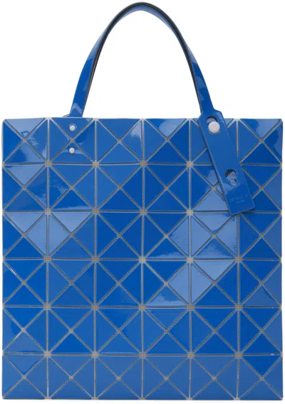 Shop Bao Bao Issey Miyake Blue Lucent Gloss Tote In 72-blue