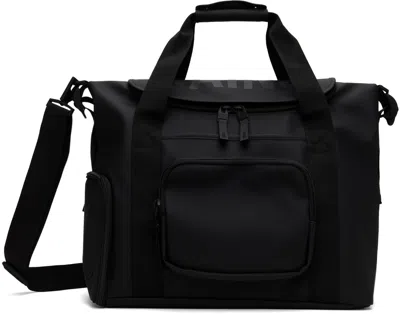 Shop Rains Black Texel Kit Large Duffle Bag In 01 Black