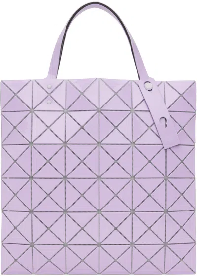 Shop Bao Bao Issey Miyake Purple Lucent Gloss Tote In 80-lavender