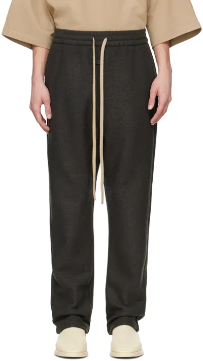 Shop Fear Of God Gray Forum Sweatpants In Forest