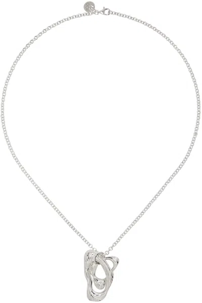 Shop Octi Silver Layered Island Pendant Necklace