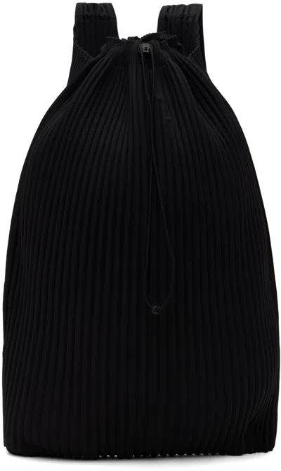 Shop Issey Miyake Black Pocket 1 Backpack In 15-black