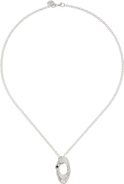 Shop Octi Silver River Sapphire Pendant Necklace