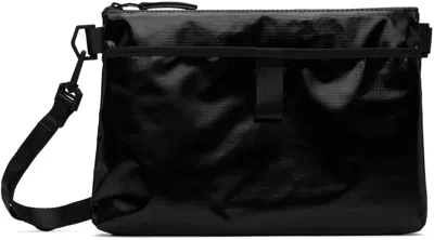 Shop Rains Black Sibu Musette Bag In 01 Black