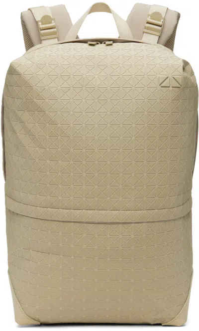 Shop Bao Bao Issey Miyake Beige Liner One-tone Backpack In 41-beige