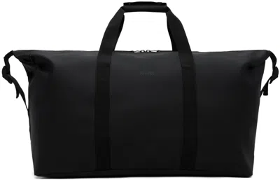 Shop Rains Black Hilo Weekend Large Duffle Bag In 01 Black