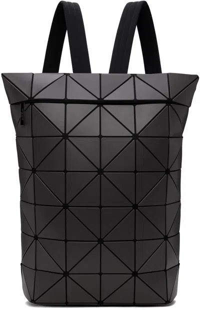 Shop Bao Bao Issey Miyake Gray Blocky Backpack In 14-charcoal Gray