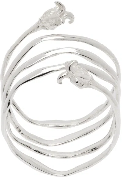 Shop Octi Silver Phyta Spiral Ring