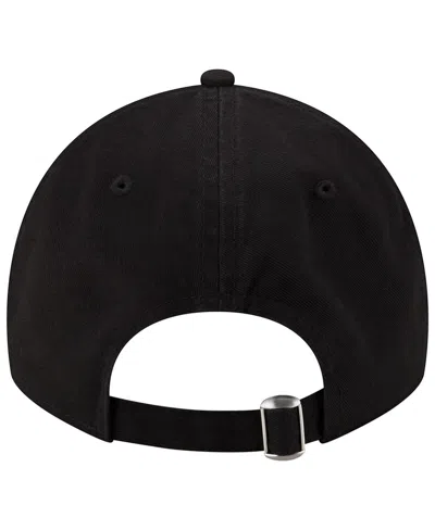 New Era Black Cincinnati Bengals Distinct 9twenty Adjustable Hat In Black