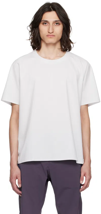Shop Veilance Off-white Dromos Tech T-shirt In Atmos