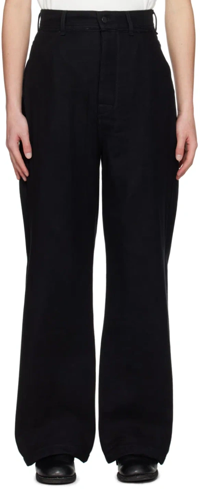 Shop Airei Black Layered Jeans
