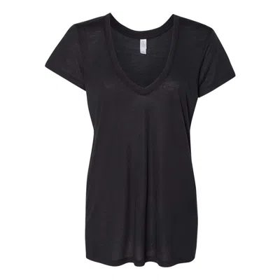 Shop Alternative Women's Slinky Jersey V-neck Tee In Black