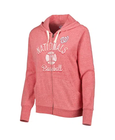 Touché Women's Touch Red St. Louis Cardinals Training Camp Tri-blend Full-zip Hoodie In Red