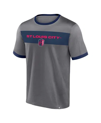 Shop Fanatics Men's  Gray St. Louis City Sc Advantages T-shirt