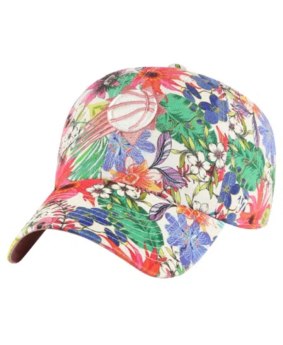 47 Brand Women's ' Cream Pittsburgh Penguins Pollinator Clean Up Adjustable Hat In Cream