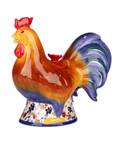 Shop Certified International Morning Rooster 3-d Rooster Teapot In Miscellaneous