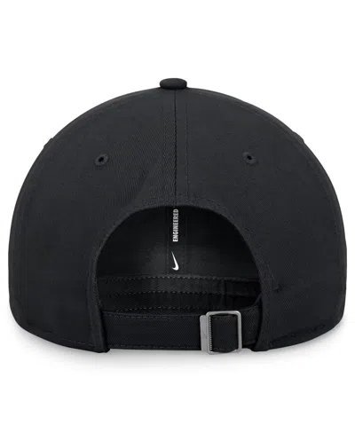 Nike Black Colorado Rockies Club Performance Adjustable Hat In Black
