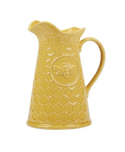 Certified International French Bees Embossed Honeycomb Pitcher In Miscellaneous