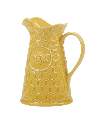 Certified International French Bees Embossed Honeycomb Pitcher In Miscellaneous