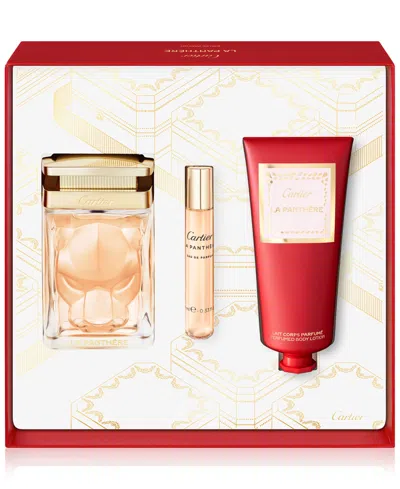 Shop Cartier 3-pc. La Panthere Eau De Parfum Gift Set In No Color